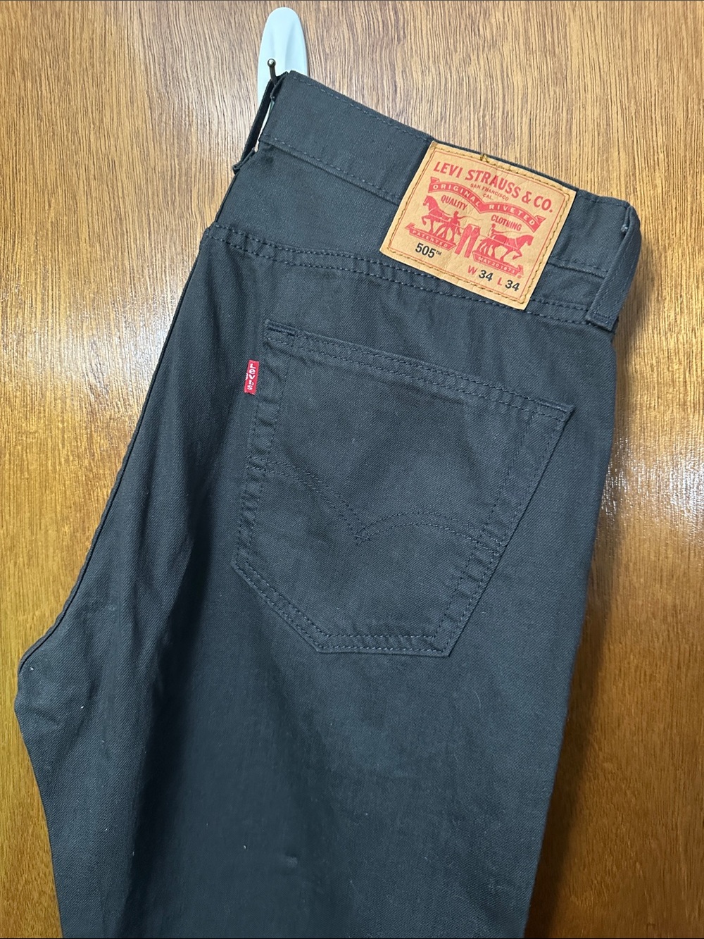 Levi's Men's 505 Straight Jeans - Black